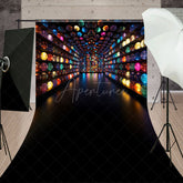 Aperturee - Aperturee Colorful Galaxy Orbs Sweep Backdrop Abstract Glowing Spheres Wall Futuristic Sci-Fi Studio Background